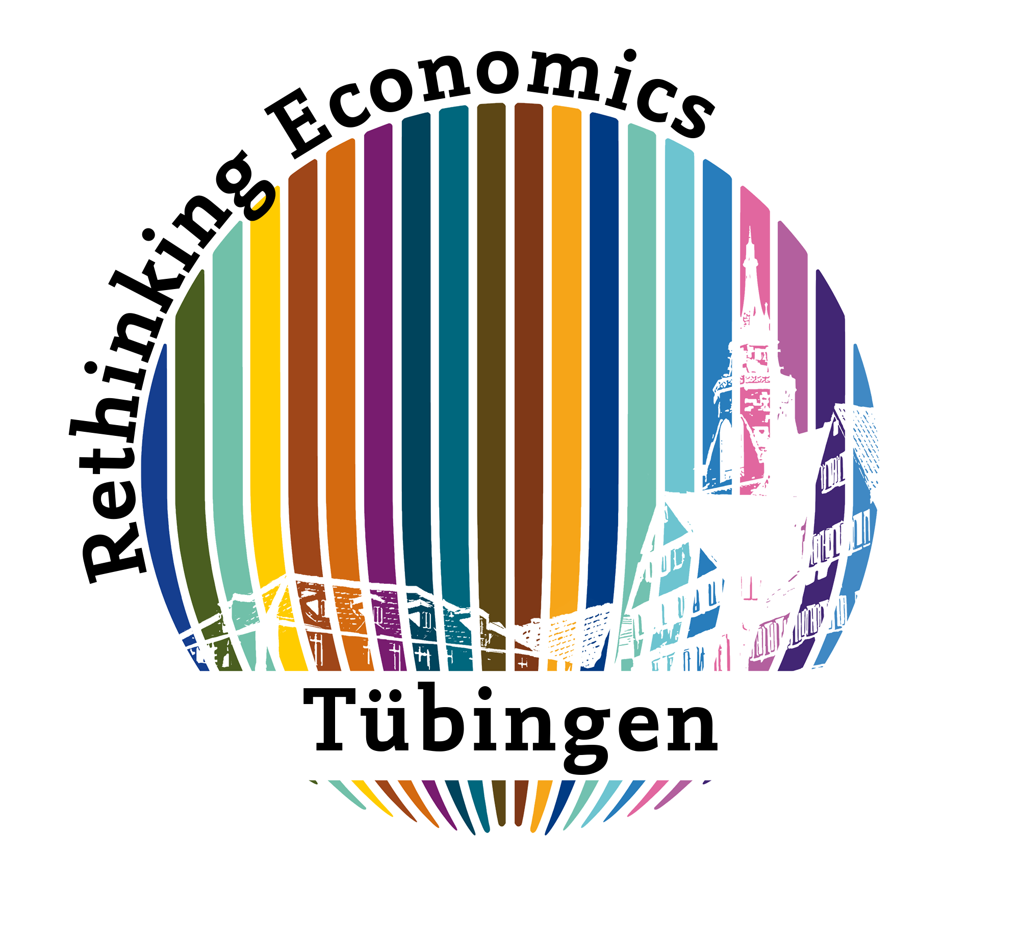 Logo der Lokalgruppe Rethinking Economics Tübingen