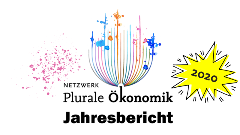 Deckblatt des Jahresberichts des Netzwerks Plurale Ökonomik 2020