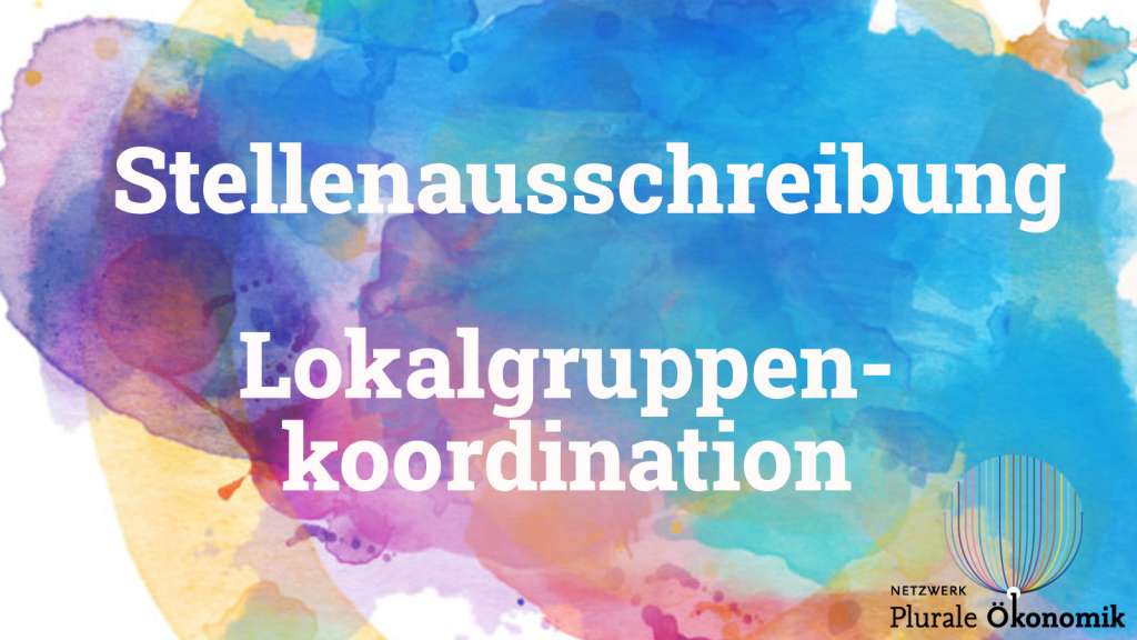Graphik zur Stellenausschreibung der Lokalgruppenkoordination